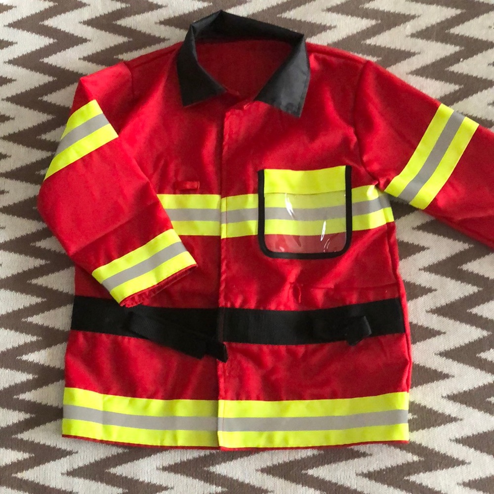 Melissa& Doug Fire Chief play jacket